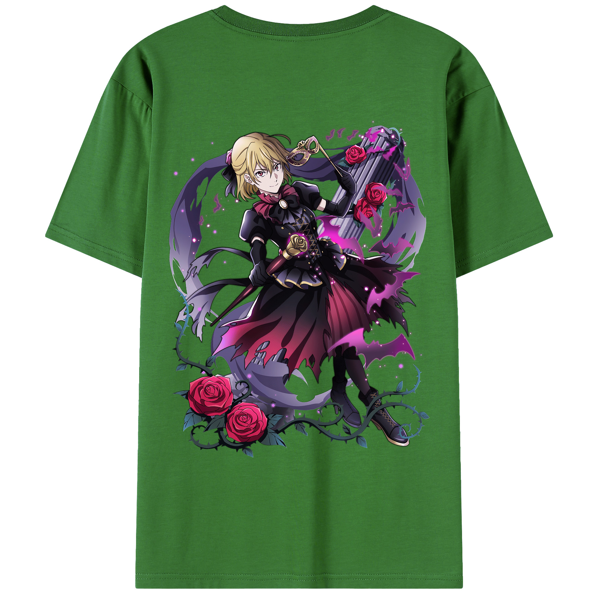 （画像用） 文豪ストレイドッグス Bungo Stray Dogs レディース半袖Tシャツ(バックプリント)